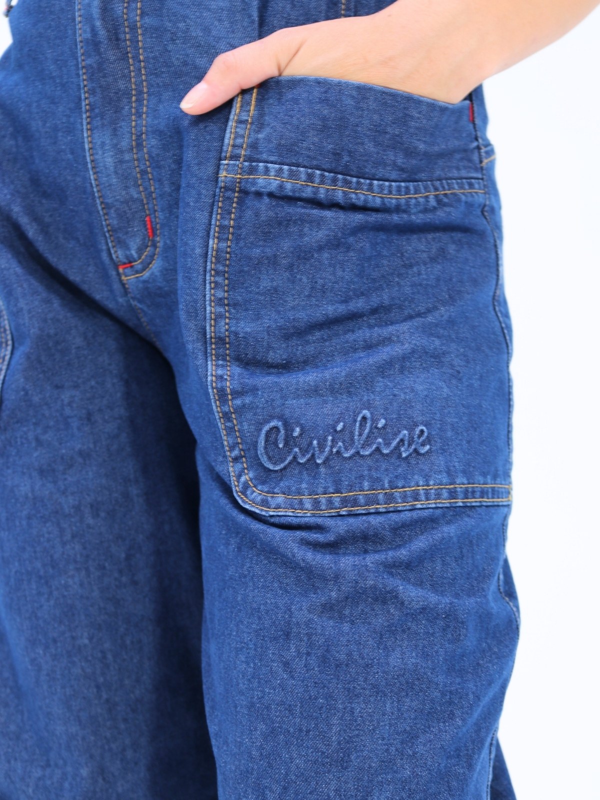 カーラーデニムボーイフレンドパンツ【65406】シビリゼ - 画像 (6)