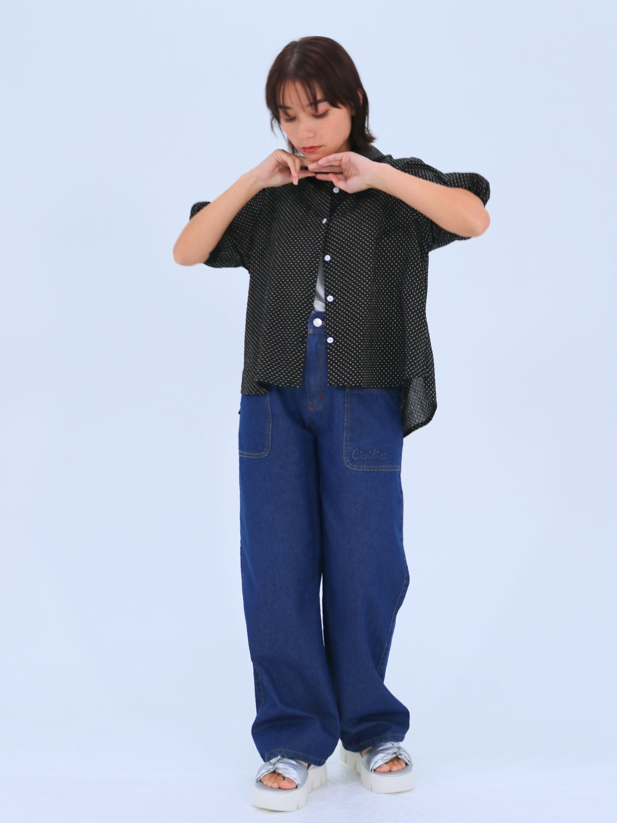 カーラーデニムボーイフレンドパンツ【65406】シビリゼ - 画像 (4)