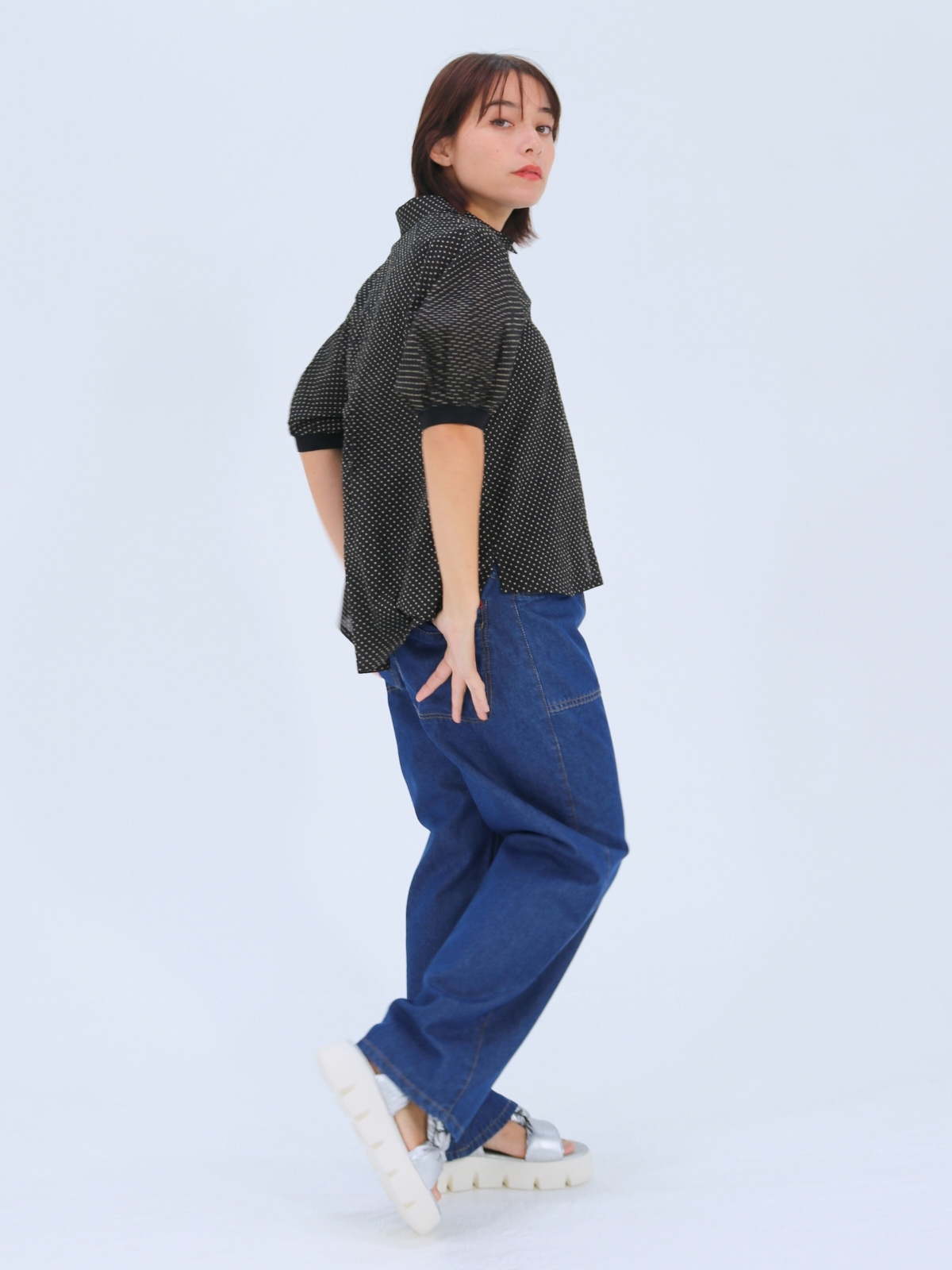 カーラーデニムボーイフレンドパンツ【65406】シビリゼ - 画像 (5)