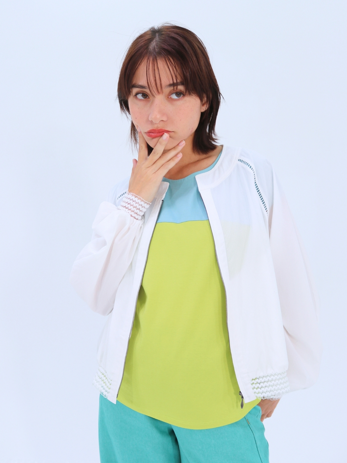 メッシュブルゾンジャケット【45401】シビリゼ - 画像 (2)