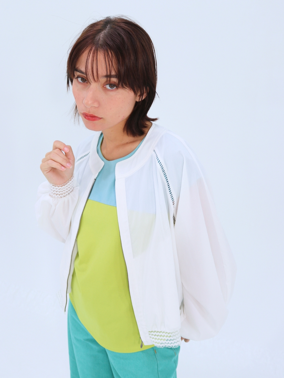 メッシュブルゾンジャケット【45401】シビリゼ