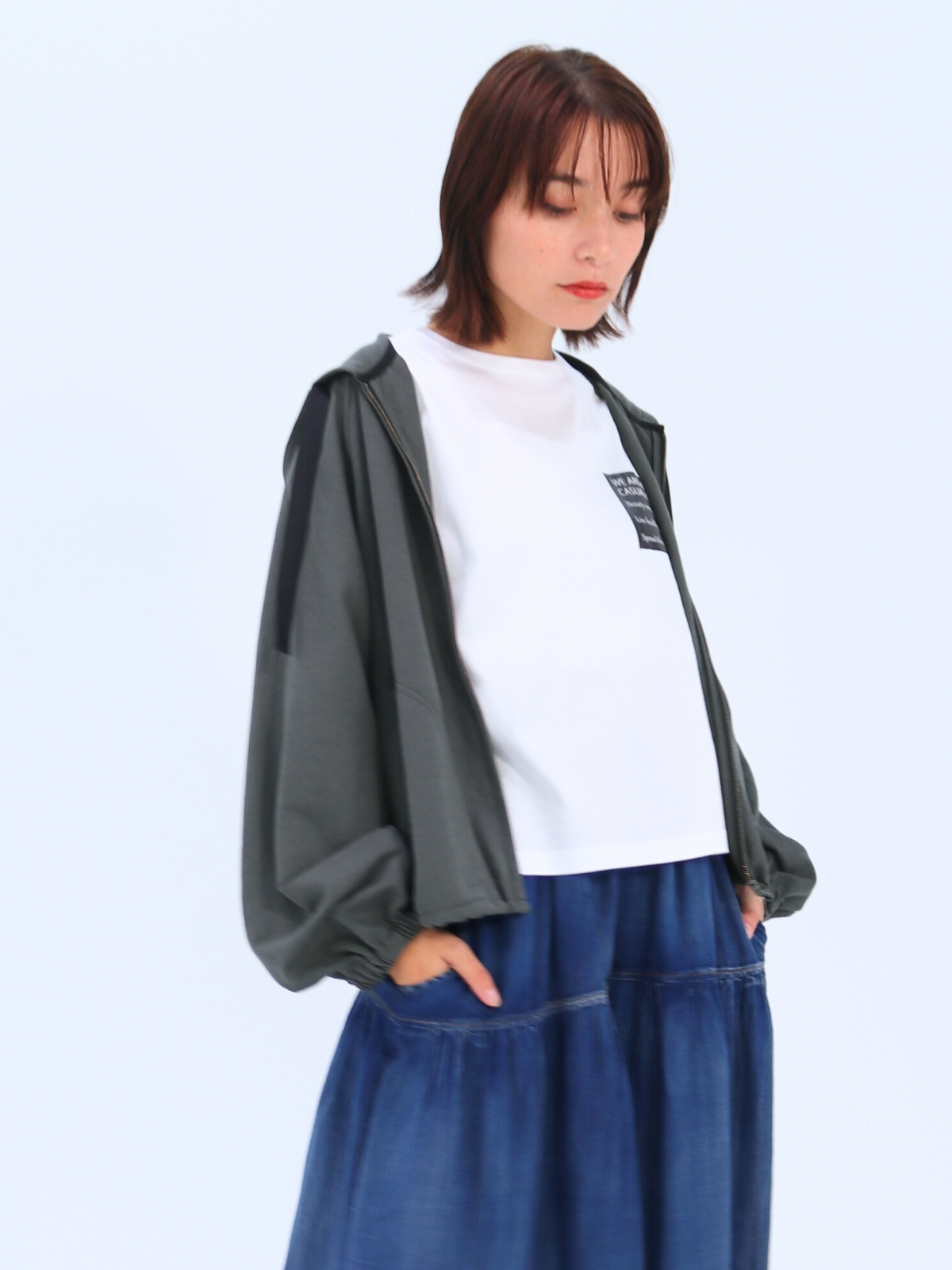 ナチュラルジャージカーディガン【35401】シビリゼ - 画像 (3)