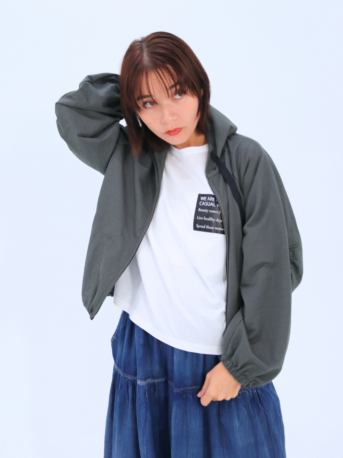 ナチュラルジャージカーディガン【35401】シビリゼ