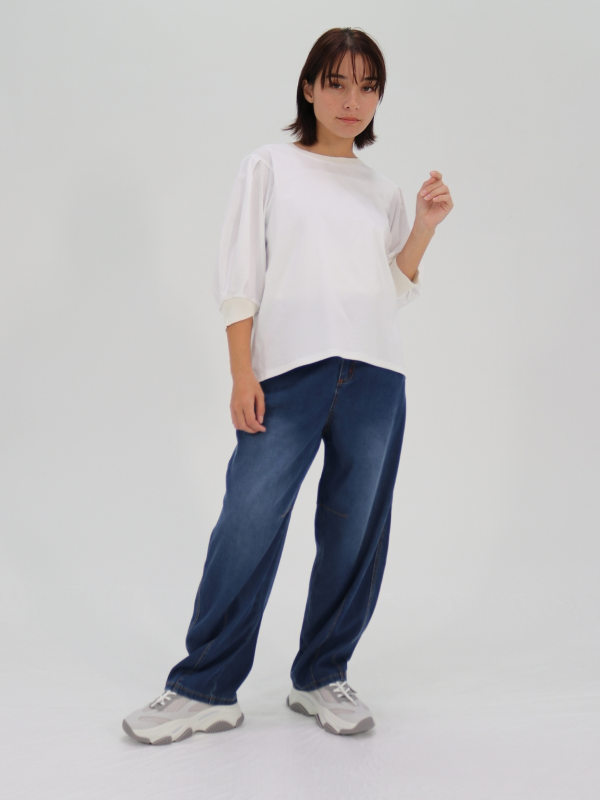 シル7分袖プルオーバー【85404】シビリゼ