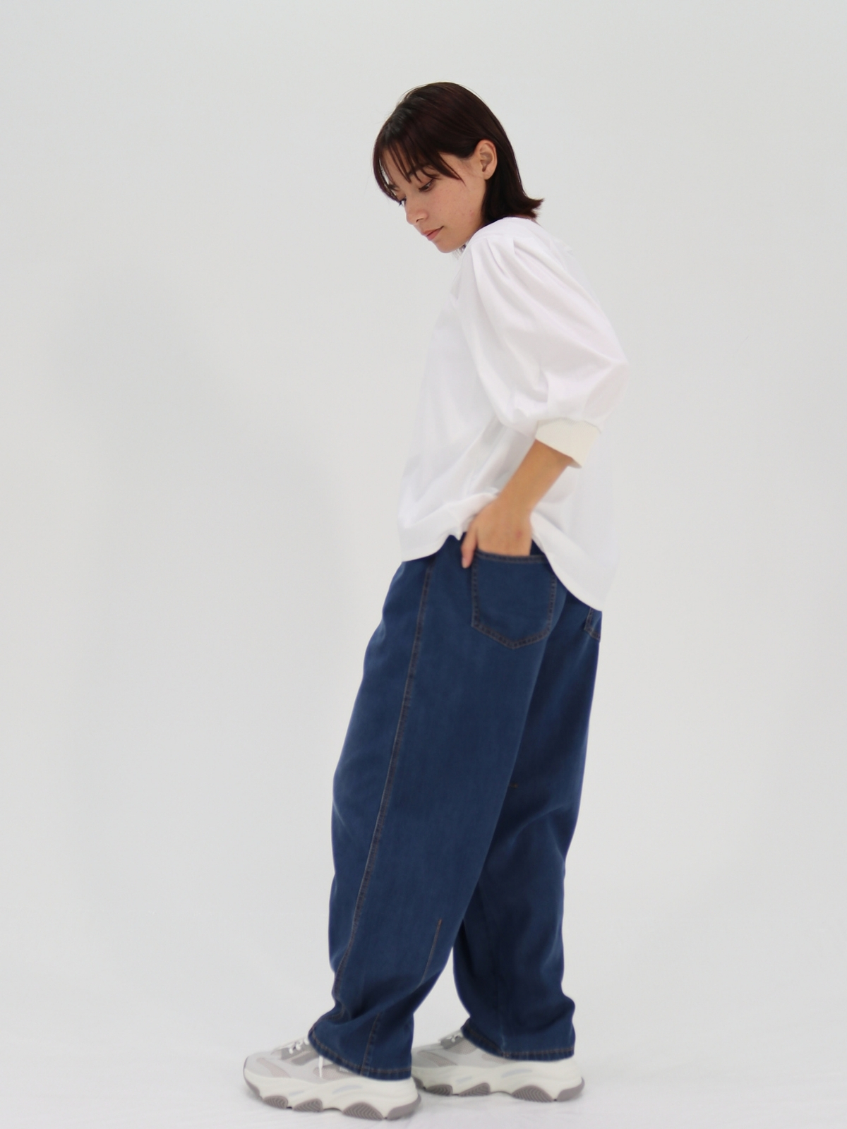 シル7分袖プルオーバー【85404】シビリゼ - 画像 (2)