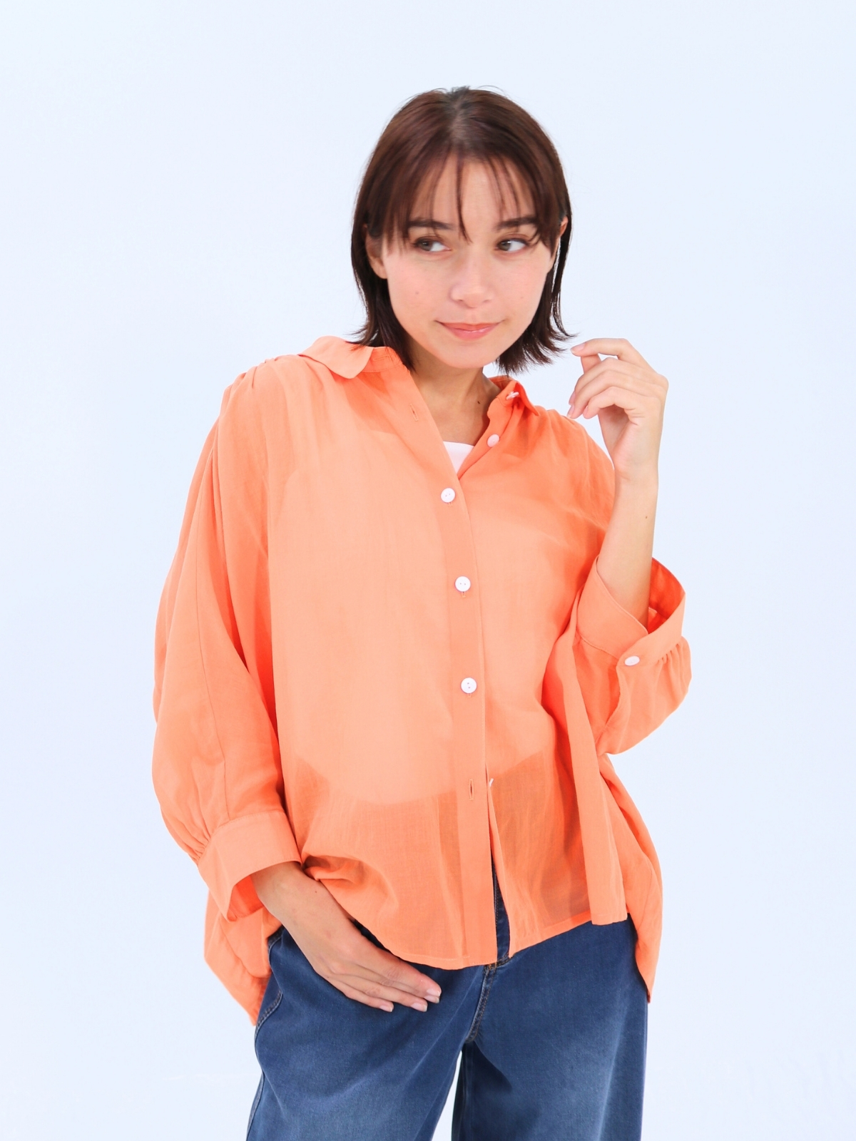 ボイルリラックスブラウス【95408】シビリゼ - 画像 (2)