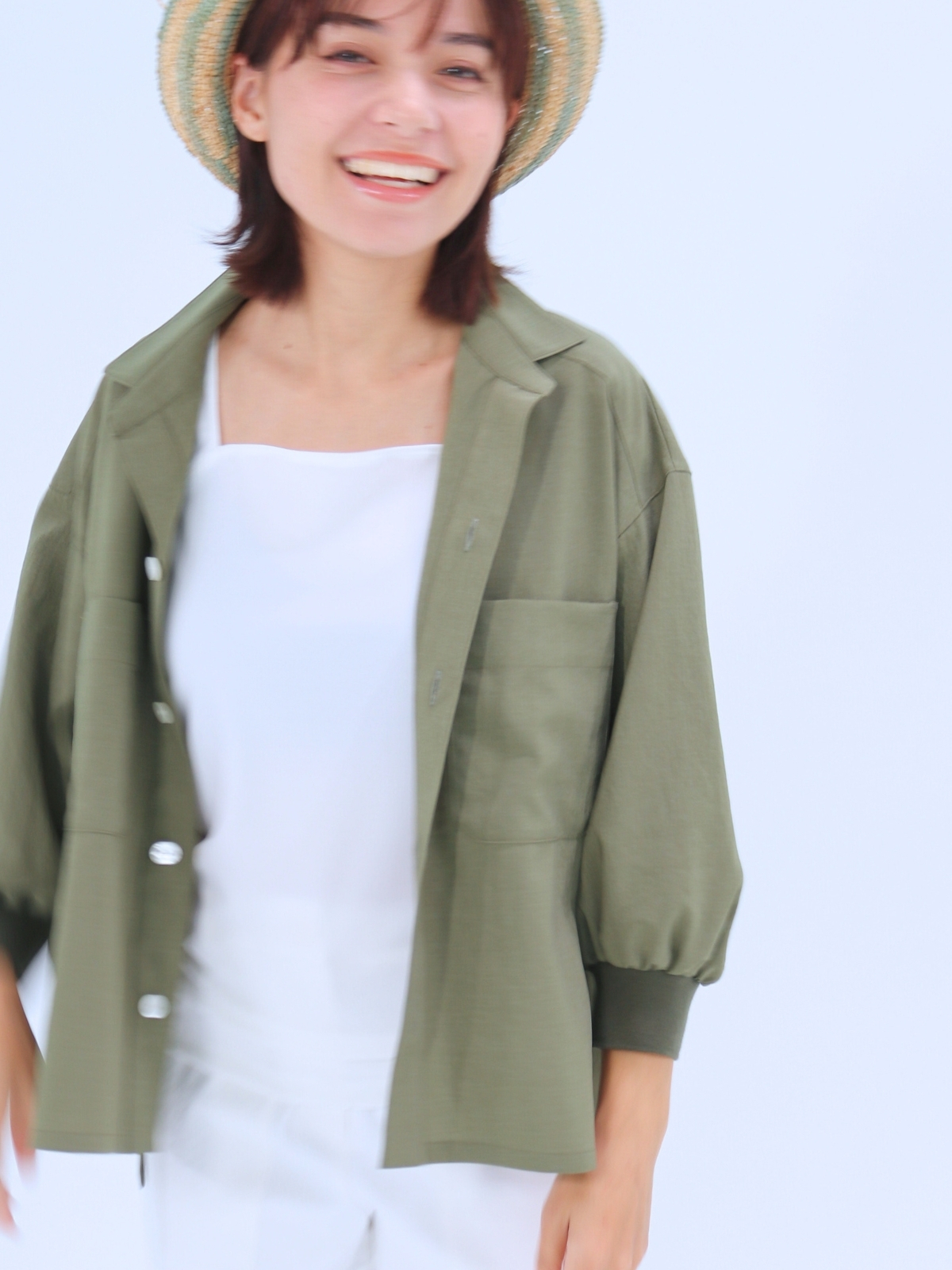 フェイクリネンブラウス【95401】シビリゼ