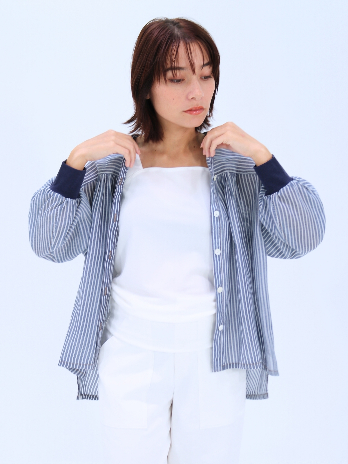 2.2OZデニムブラウス【95406】シビリゼ