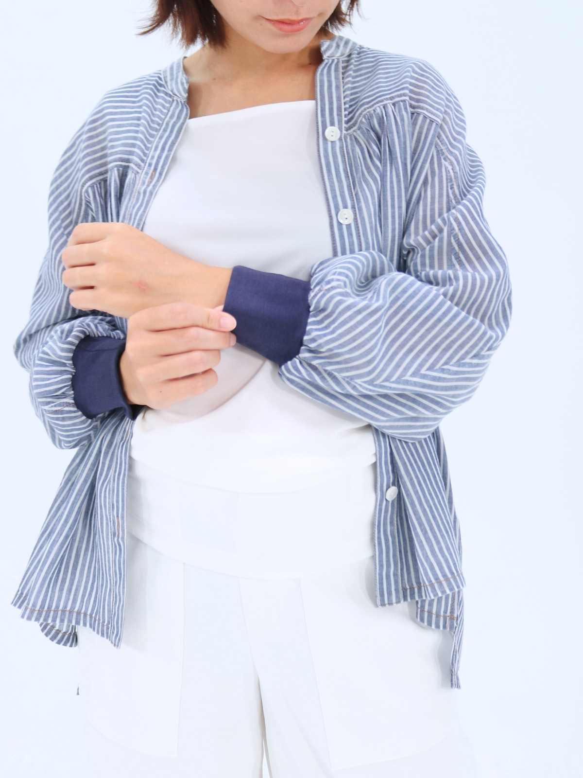 2.2OZデニムブラウス【95406】シビリゼ - 画像 (4)