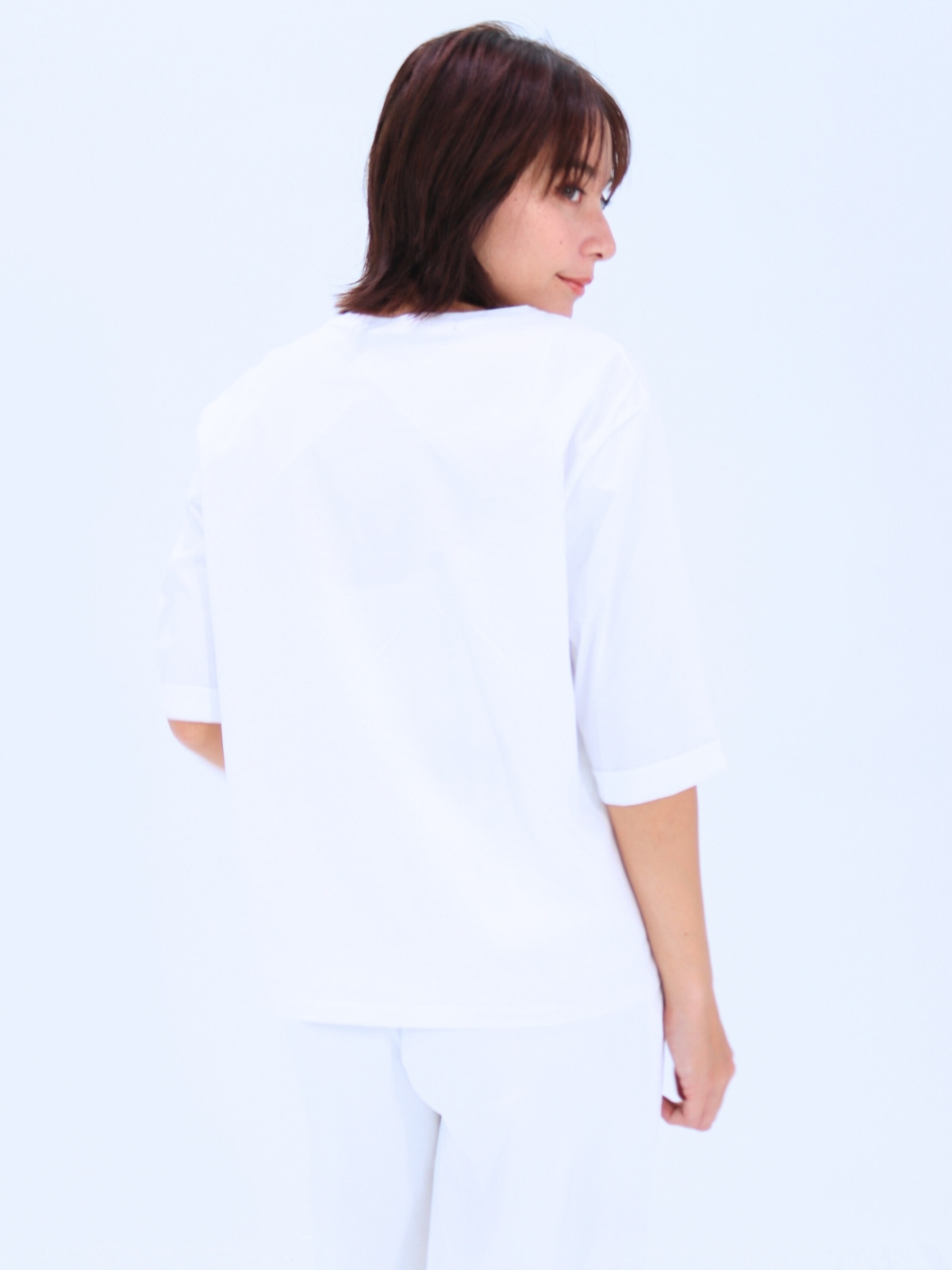 シル半袖ワンポイントプルオーバー【85405】シビリゼ - 画像 (3)