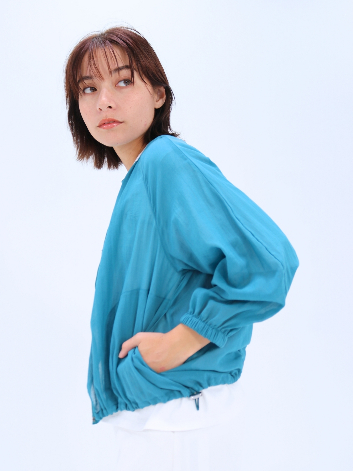 ボイルブルゾンブラウス【95407】シビリゼ - 画像 (2)